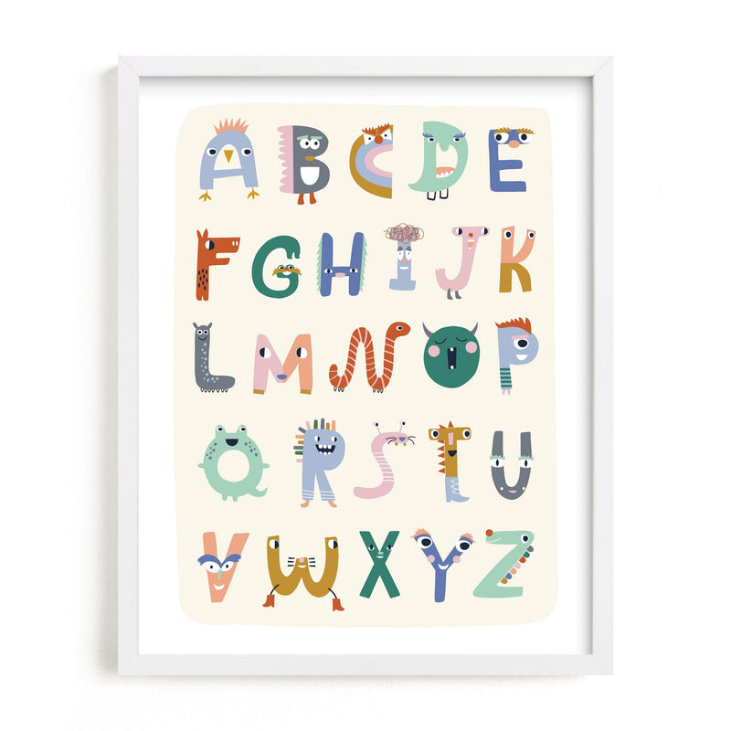 ABC BUDDIES FRAMED WALL ART