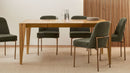 ANDERSON SOLID WOOD EXTENDABLE DINING TABLE