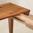 ANDERSON SOLID WOOD EXTENDABLE DINING TABLE