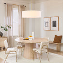 ANTON ROUND PEDESTAL DINING TABLE