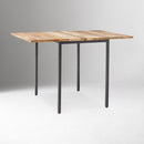 BOX FRAME DROP LEAF EXTENDABLE TABLE