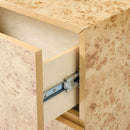 BURL NIGHTSTAND
