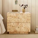 BURL NIGHTSTAND