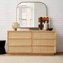 CALLAHAN RATTAN 6-DRAWER DRESSER