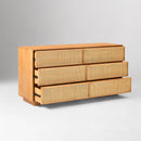 CALLAHAN RATTAN 6-DRAWER DRESSER