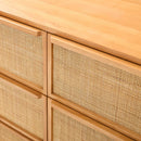 CALLAHAN RATTAN 6-DRAWER DRESSER