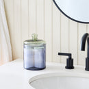 COLOR BLOCKED GLASS CANISTER