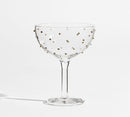 CONFETTI CELEBRATION COUPE GLASSES  SET OF 4