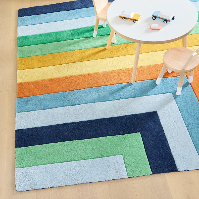 CORNER STRIPE RUG