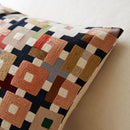 CREWEL PATCHWORK PILLOW COVER