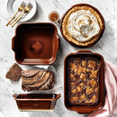 EMILE HENRY FRENCH CERAMIC RECTANGULAR BAKER