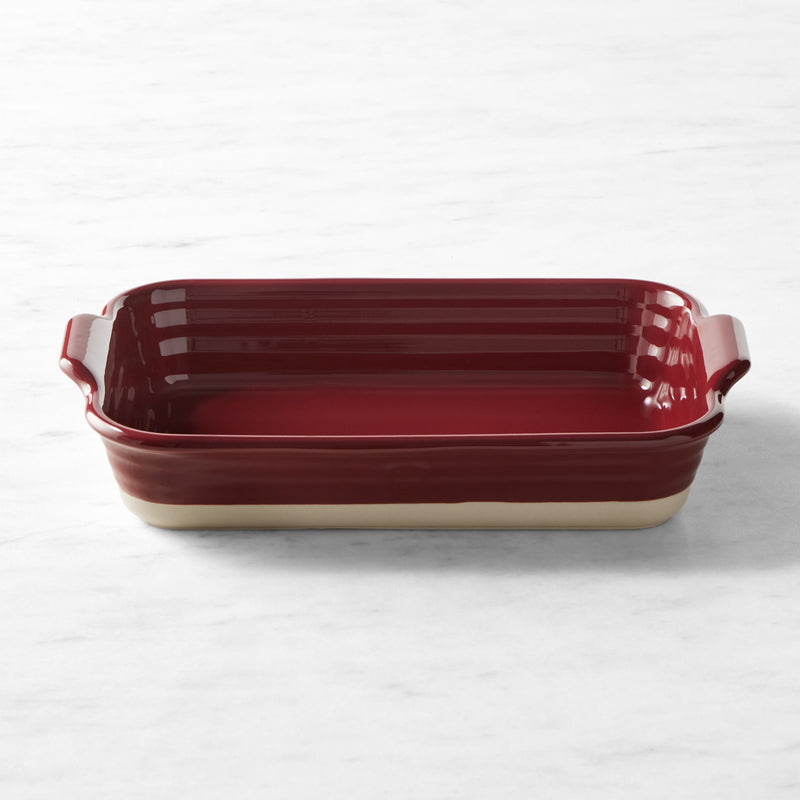 EMILE HENRY FRENCH CERAMIC RECTANGULAR BAKER