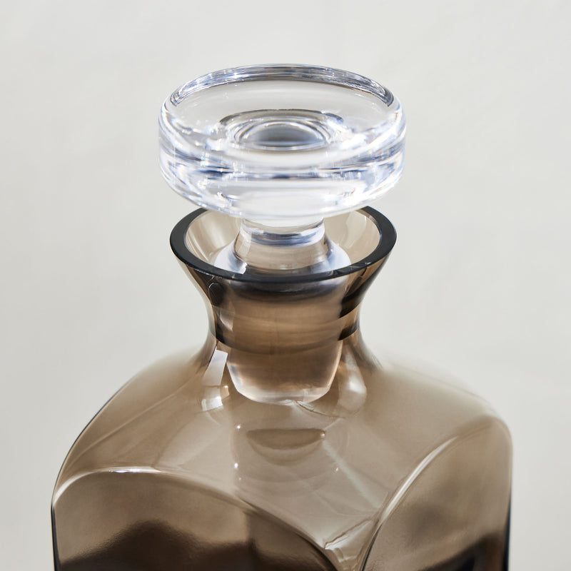 ESTELLE COLORED GLASS DECANTER