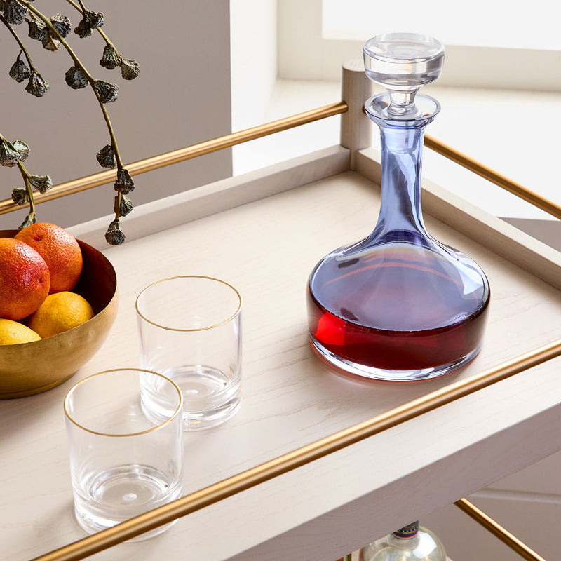 ESTELLE COLORED VOGUE DECANTER