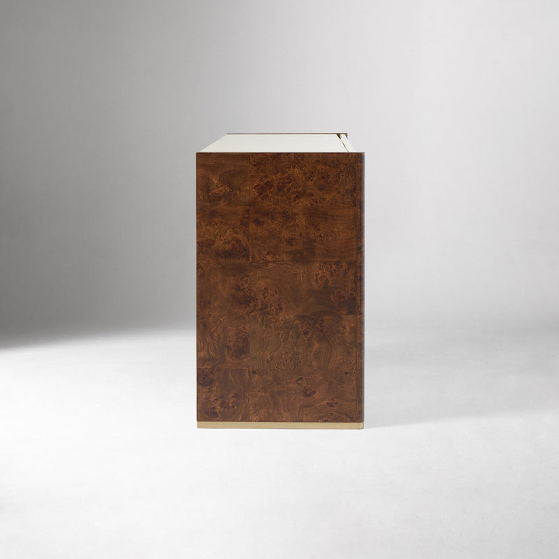 EVERETT LACQUER & BURL BUFFET