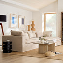 FLOATING DISK END TABLES