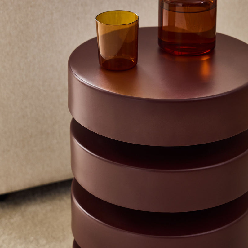 FLOATING DISK END TABLES