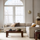 PERSONS BURL COFFEE TABLE