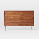 GEMINI 6-DRAWER DRESSER
