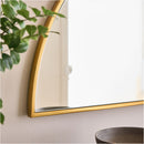 HALF-MOON WALL MIRROR