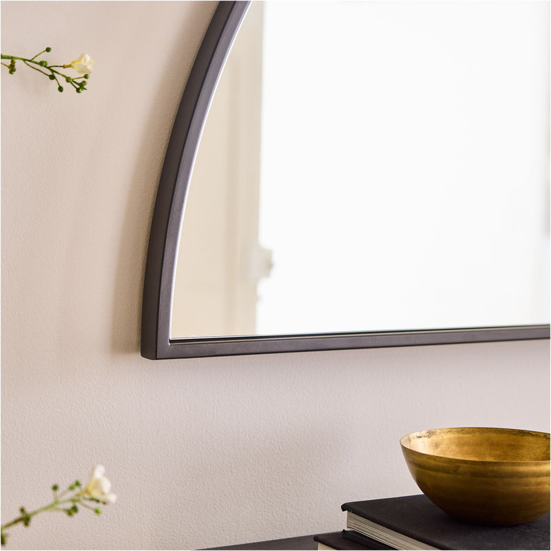 HALF-MOON WALL MIRROR