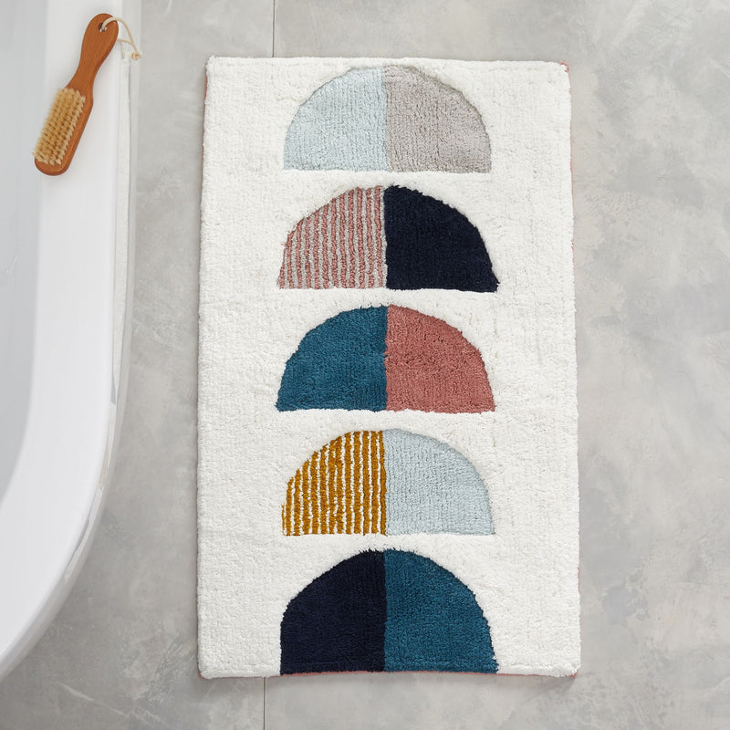 HALF MOONS BATH MAT