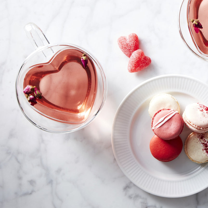 DOUBLE-WALL HEART LATTE MUGS