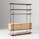 PIERCE WIDE STORAGE SHELF UNIT