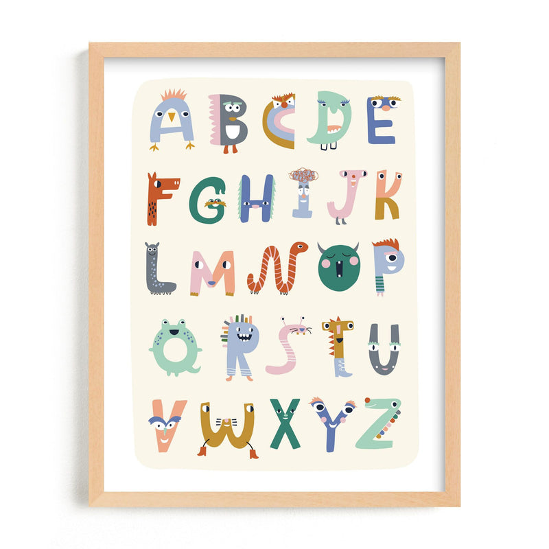 ABC BUDDIES FRAMED WALL ART