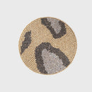 JOANNA BUCHANAN ANIMAL PRINT BEADED COASTERS   (SET OF 4)