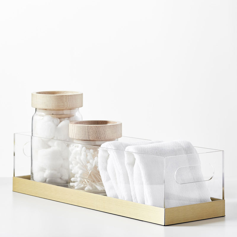 ACRYLIC & METALLIC NURSERY STORAGE