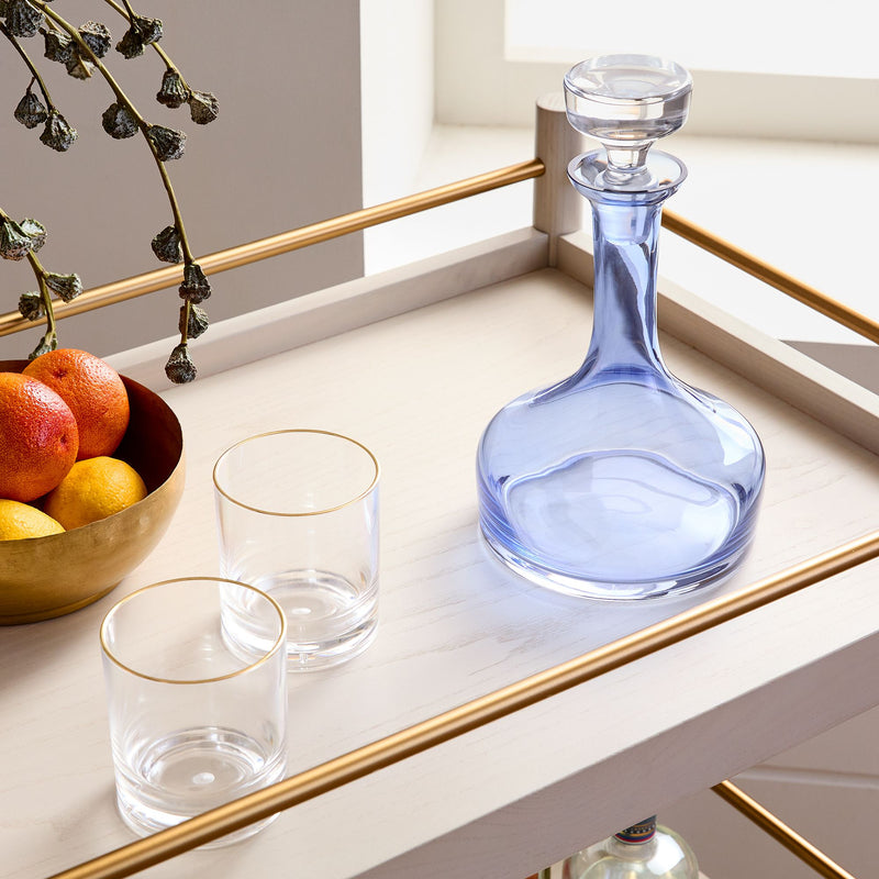 ESTELLE COLORED VOGUE DECANTER