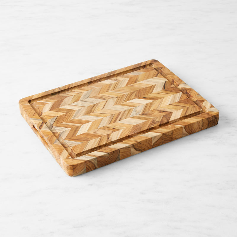 WILLIAMS SONOMA HERRINGBONE CUTTING BOARD