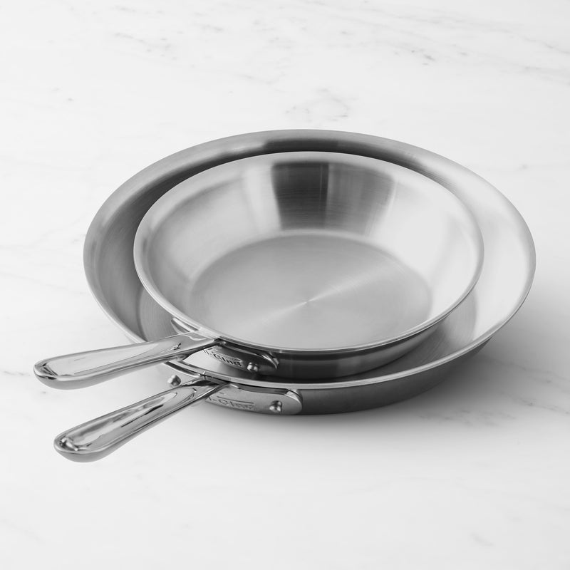 ALL-CLAD STAINLESS STEEL DEEP SKILLET SET