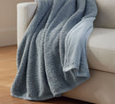 COZY TEDDY FAUX FUR THROW