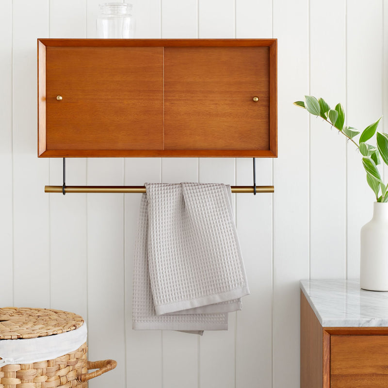 TWO SIDED BATHROOM CABINET