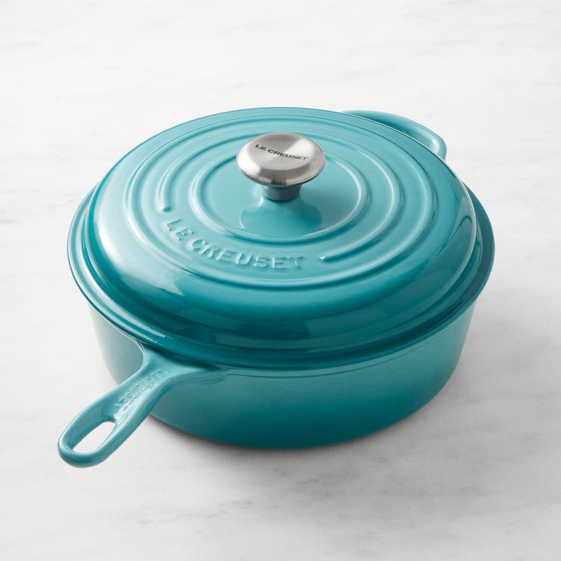 LE CREUSET ENAMELED CAST IRON CASSADOU SAUTE PAN