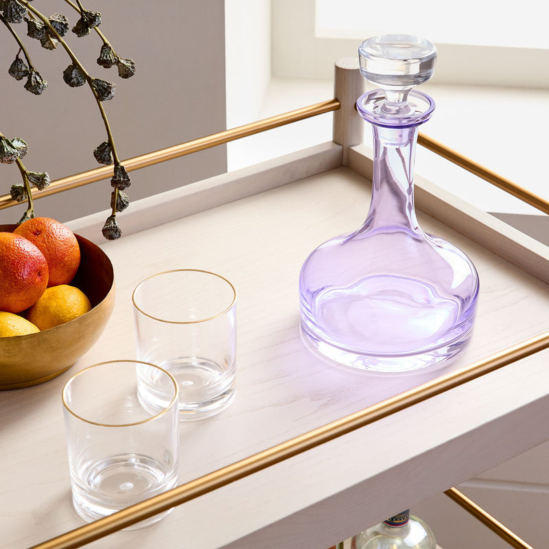 ESTELLE COLORED VOGUE DECANTER