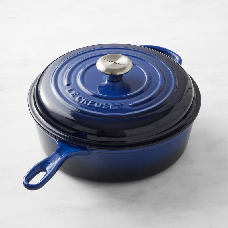 LE CREUSET ENAMELED CAST IRON CASSADOU SAUTE PAN