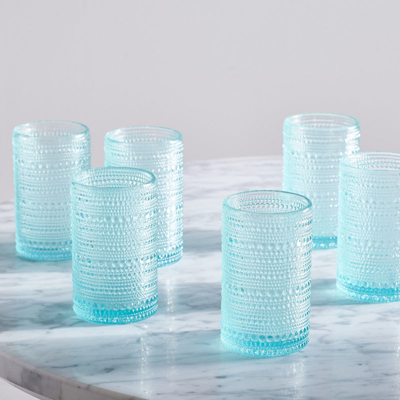 JUPITER BEADED DRINKING GLASSES