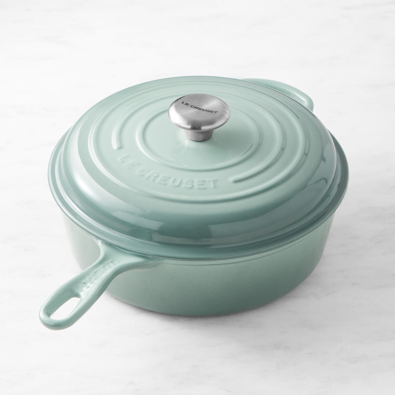 LE CREUSET ENAMELED CAST IRON CASSADOU SAUTE PAN