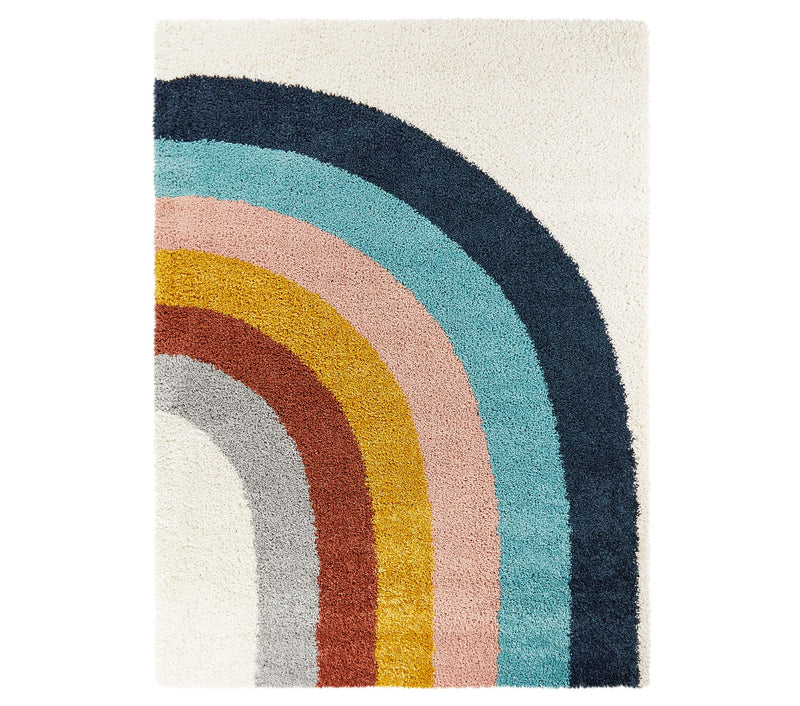 OVER THE RAINBOW ARCH SHAG RUG