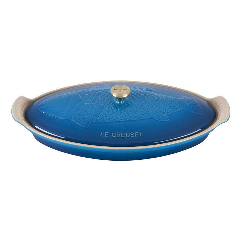 LE CREUSET STONEWARE OVAL FISH BAKER