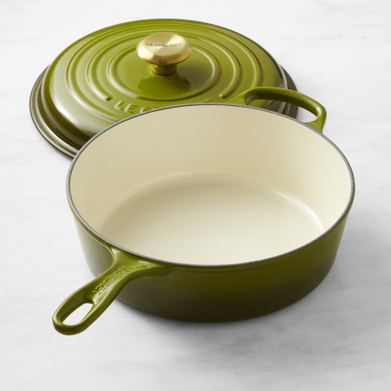 LE CREUSET ENAMELED CAST IRON CASSADOU SAUTE PAN