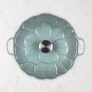 LE CREUSET ENAMELED CAST IRON PETAL BRAISER   2/14 QT.