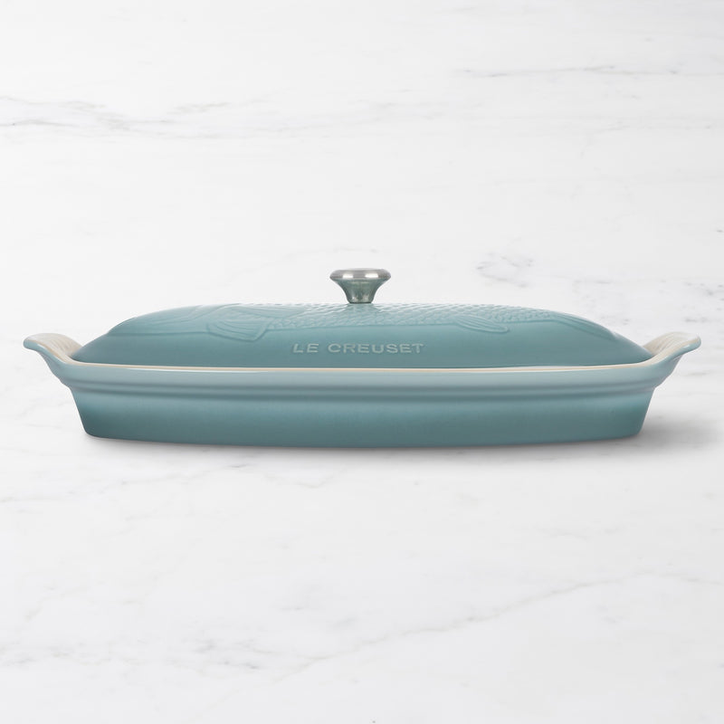 LE CREUSET STONEWARE OVAL FISH BAKER