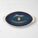 LE CREUSET STONEWARE OVAL FISH BAKER