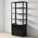 LEON FLUTED BOOKSHELF