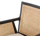 LISBON CANE DINING ARM CHAIR