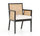 LISBON CANE DINING ARM CHAIR